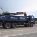 Blue trucks in Białystok 1