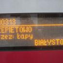 R 10313 (Białystok-Szepietowo) LED displays