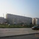 Szpital Kliniczny oraz przychodnie USK w Białymstoku (widok od Waszyngtona)